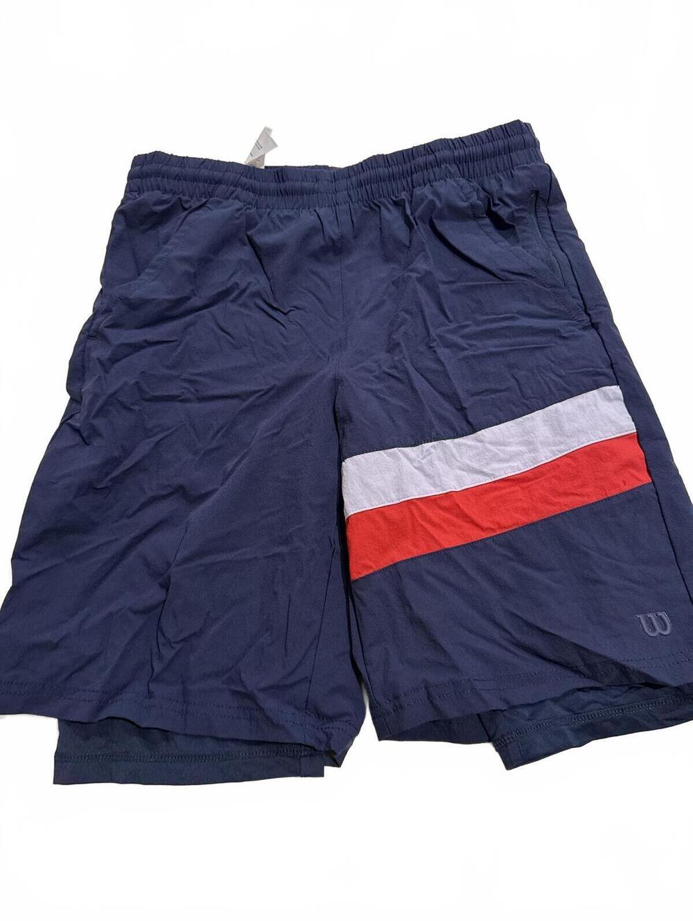 Wilson Navy Blue Track Shorts - Boys XL